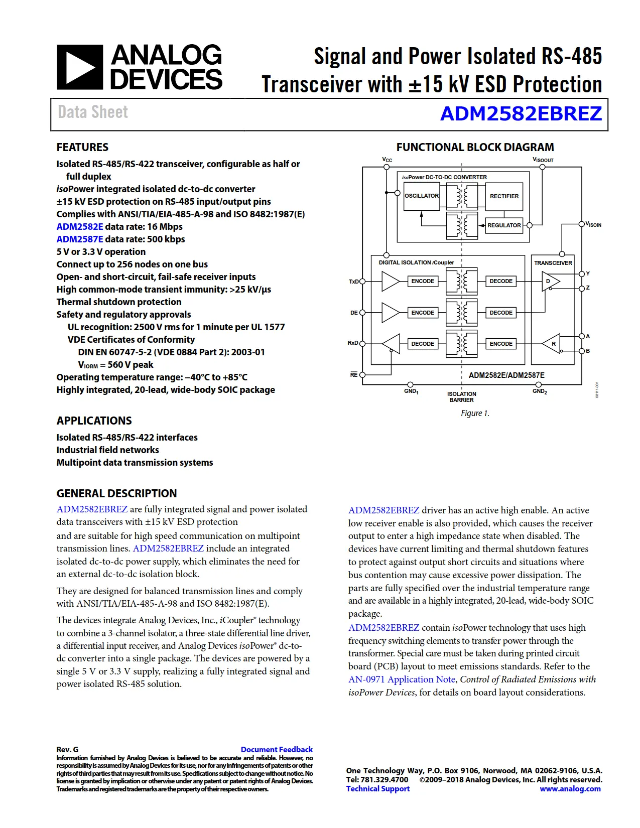 ADM2582EBRWZ DataSheet