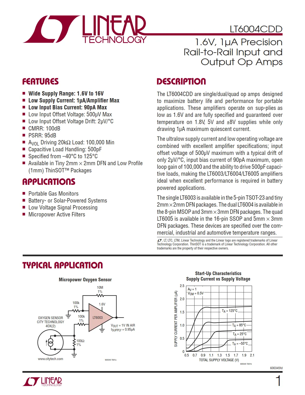 LT6004CDD DataSheet