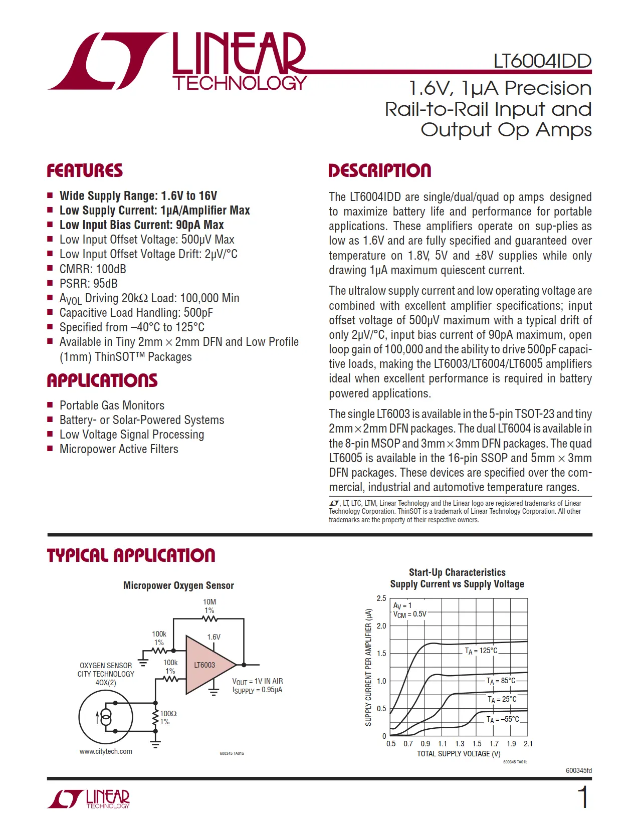 LT6004IDD DataSheet