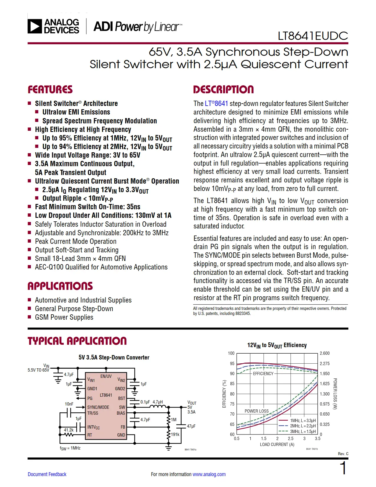 LT8641EUDC DataSheet