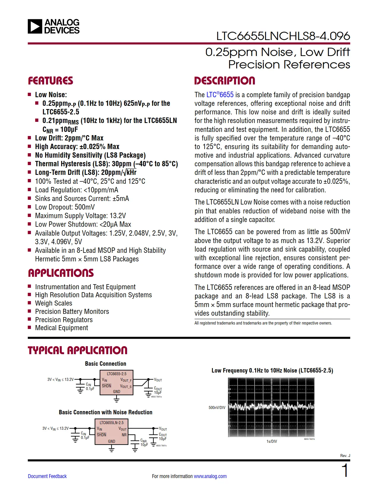 LTC6655LNCHLS8-4.096 DataSheet